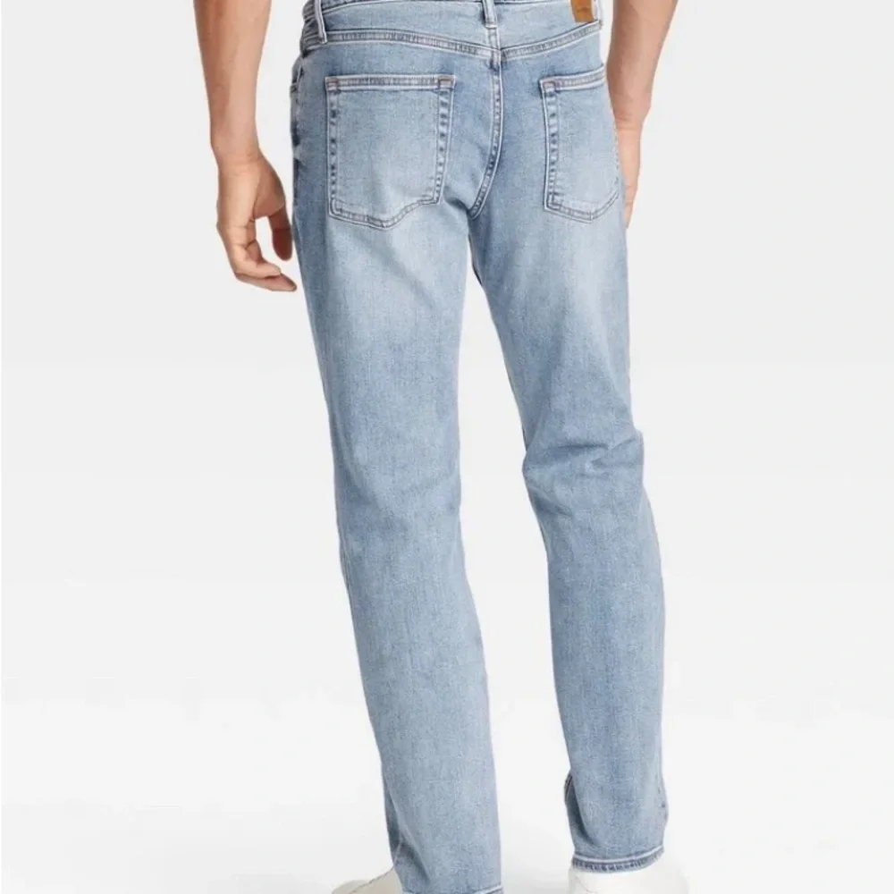 Goodfellow Total Flex Mens Skinny Slim Jeans 30x32 Cartridge Blue Stretch NWT - Picture 2 of 7